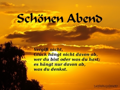 Schönen Abend